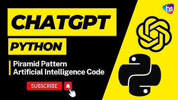 Python - Chat GPT + Python Programming - Pyramid Pattern