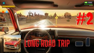 Long Road Trip Car Drive Offline - Android Game Gameplay screenshot 2