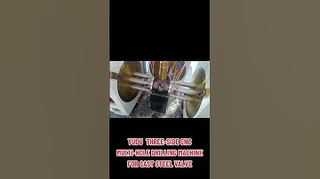 ☘️YUDU THREE-SIDE CNC MULTI-HOLE DRILLING MACHINE FOR CAST STEEL VALVE#valves #cncmachine #gatevalve