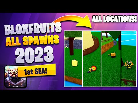All egg spawn locations on First Sea / How to get free fruits now - Blox  fruits 