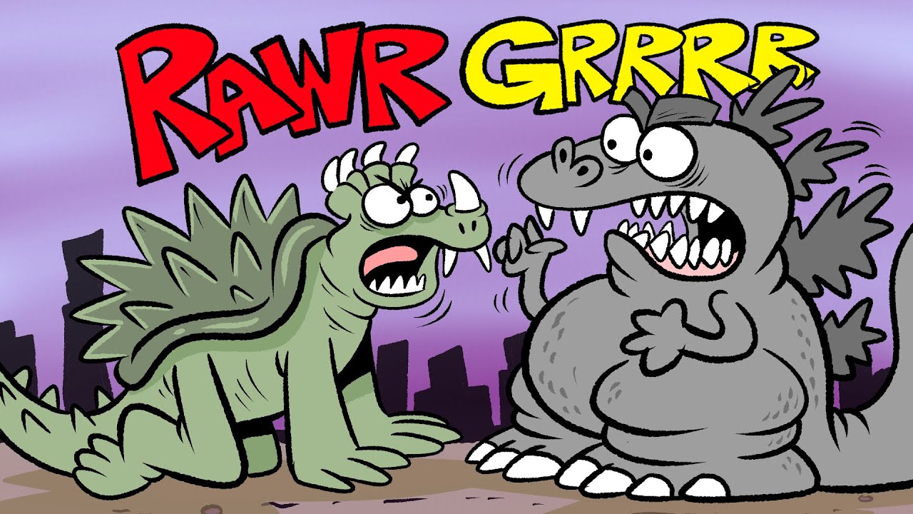 Годзилла снова нападает (анимированная пародия)