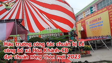 Hậu trường công tác chuẩn bị Lễ công bố xã Hòa Khánh, Cái Bè đạt chuẩn nông thôn mới 2023