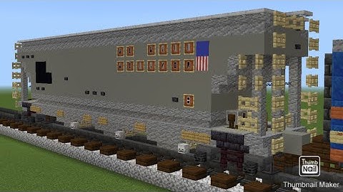 Minecraft Union Pacific Covered Hopper Tutorial