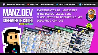 Manz.dev, canal de código HTML/CSS y programación Javascript (Trailer Octubre 2021)