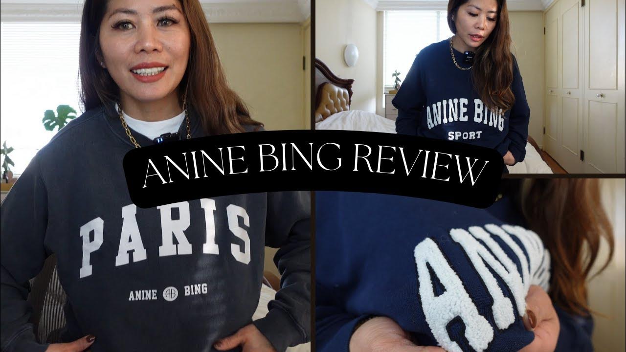 Anine Bing Sweatshirt Review Sizing - YouTube