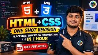 Information HTML + CSS One Shot Revision in 1 Hour 🔥 | Placement Interview Preparation | Freshers Update