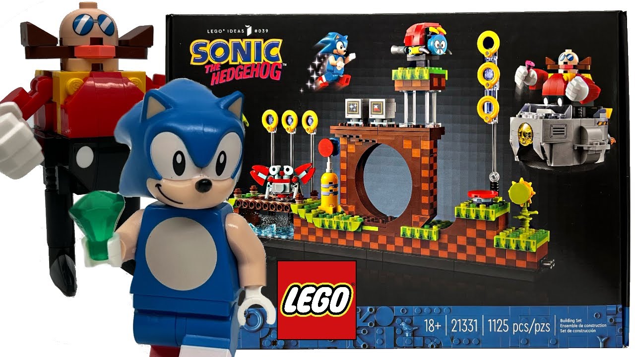  LEGO Ideas Minifigure - Sonic The Hedgehog with