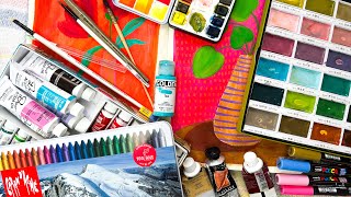 Top 10 favorite art supplies and how I use them