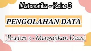 Matematika | Pengolahan Data  - Menyajikan Data dalam Bentuk Tabel & Diagram Gambar | Kelas 5