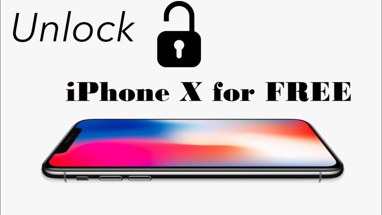 Unlock iPhone X Free SIM unlock iPhone X YouTube