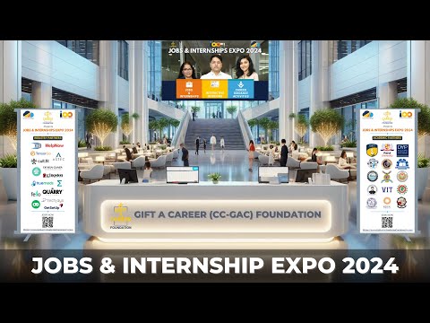 Jobs & Internship Expo Oct'24 - video from Cloud Counselage