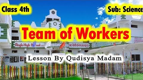Class 4th Subject English Lesson Team Of Workers Lesson By Qudsiya Madam #rahbarchannel