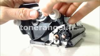 Instructions pour la recharge toner des la série Lexmark E230 E232 E240 E242 E330 E332