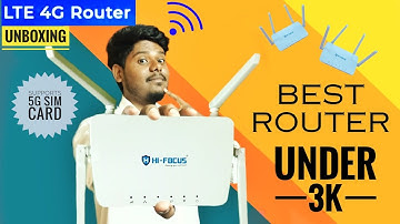 Hi Focus router under ₹ 3K 🔥 || Unboxing & Review 🔥🔥 || 100Mbps - 5G SIM supported
