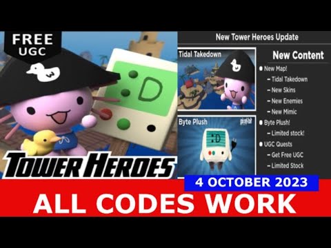 Tower Heroes codes December 2023