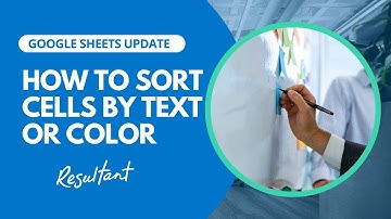 How to Sort Cells In Google Sheets By Color or Text