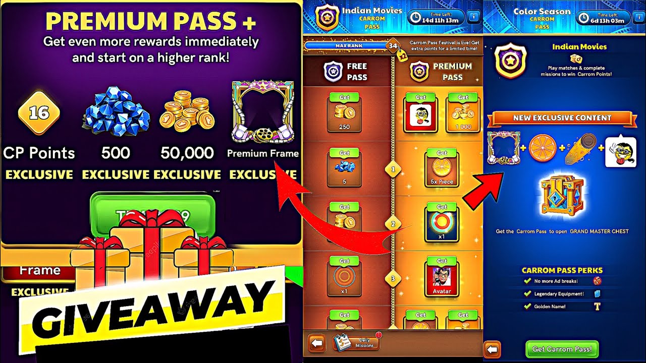 Carrom Pass Low Price | Carrom Pass 72 Rupees | Carrom Pool Free Carrom Pass Trick | Carrom Pass ₹72