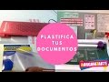 Plastifica tus documentos (AorganiZarte)