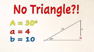 SSA Ambiguous Case: When No Triangle Exists