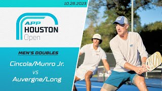 Auvergne/Long vs Cincola/Munro Jr. | The 2023 APP Houston Open | Championship Court 1 (Clip)