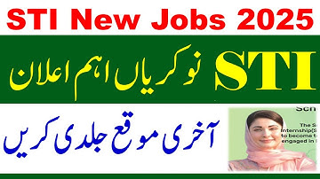 Most Imp News for Sti 2025 Jobs | STI Jobs 2026 | STI Jobs 2025 | School Teaching Jobs STI 2026