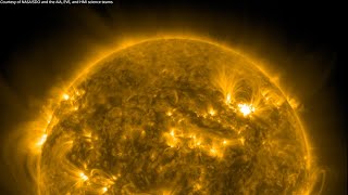 The Sun emitted three X class solar flares