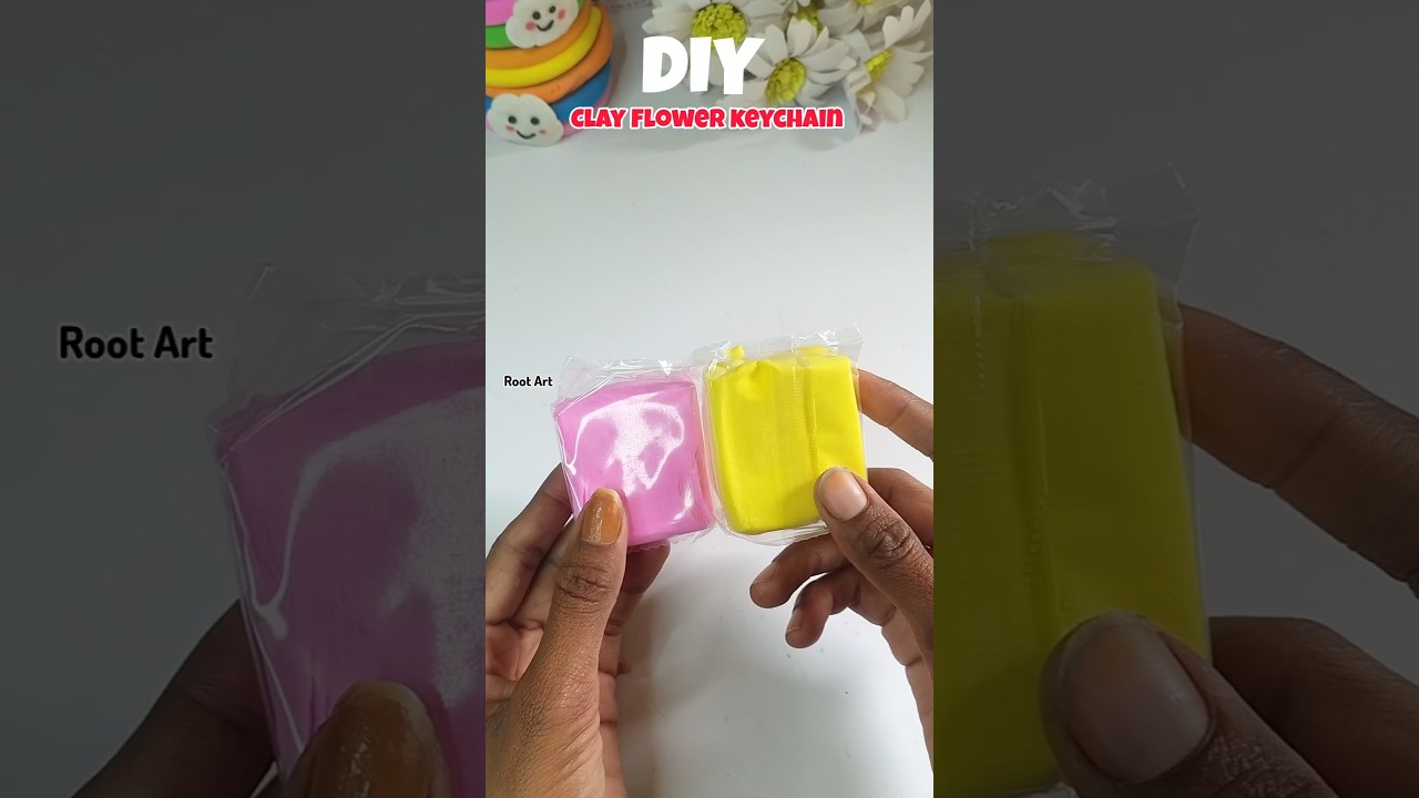 Super Clay Flower keychain ❤️ 