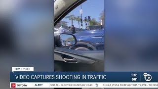 Video shows shooting in traffic in Chula Vista
