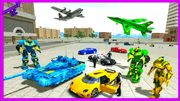 Stealth Robot Transforming Games - Robot Car games Android gameplay