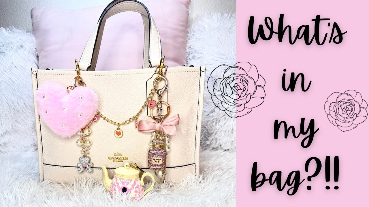 What’s in my bag! 🎀 I downsized my “Day trip bag!”