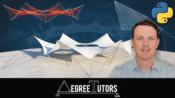 NEW COURSE LIVE - 3D Non-linear Cablenet Analysis in Python and Blender | DegreeTutors.com