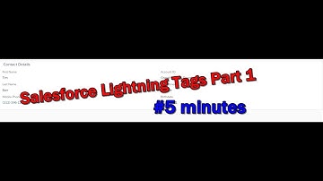 Create a salesforce lightning component to view a record in 5 minutes (lightning:recordViewForm)