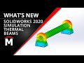 Thermal Simulation with Beam Elements - SOLIDWORKS Simulation 2020