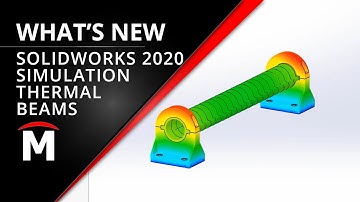 Thermal Simulation with Beam Elements - SOLIDWORKS Simulation 2020
