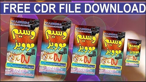 Movie Studio Shop Banner Free Cdr File 2019 Corel Draw tutorial by Best Of All & I.T