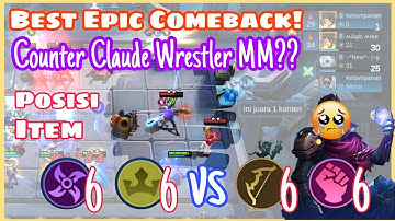 COUNTER CLAUDE WRESTLER? 6 ASSASIN 6 EMPIRE vs 6 MM 6 WRESTLER? NATALIA WRESTLER ASSASIN MAGIC CHESS