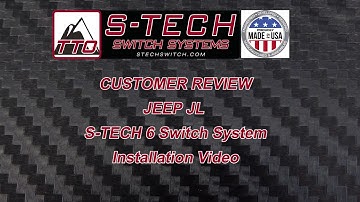 S-TECH Switch Jeep JL 6 Switch Install SHORT