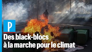 Des black blocs s'invitent à la marche pour le climat et la justice sociale