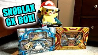 Opening a Pokemon TCG Snorlax GX Box! - NEW POKEMON SUN AND MOON!