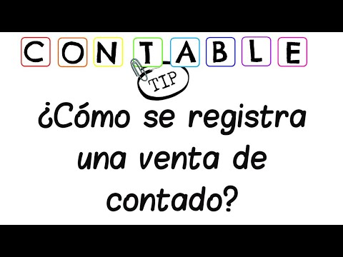 Video: ¿Cómo se registran las ventas en efectivo?