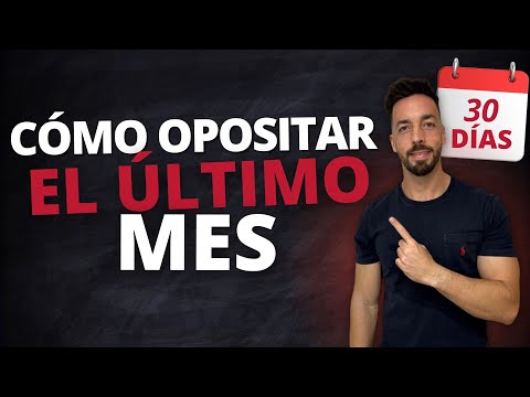 Cómo OPOSITAR en EDUCACIÓN el ÚLTIMO MES (7 consejos para aplicar ya)