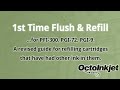 Flush &amp; Refill Canon cartridges for the first time (PGI-9, PGI-72, PFI-300)