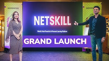 NETSKILL Launch. We are here to create the next 1 million graduates in India!!