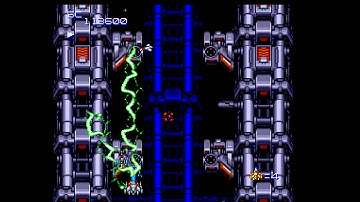 MiST FPGA - PC Engine - Super Star Soldier gameplay (60fps)