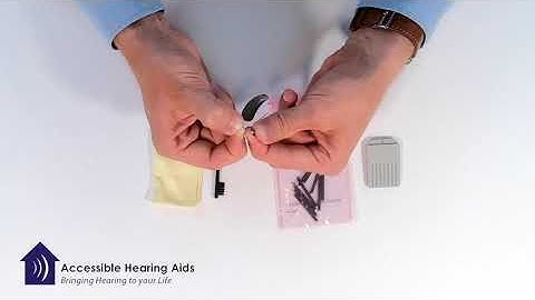 Accessible Hearing Aids - HOW TO: Clean & Replace Filter of Your Hearing Aid