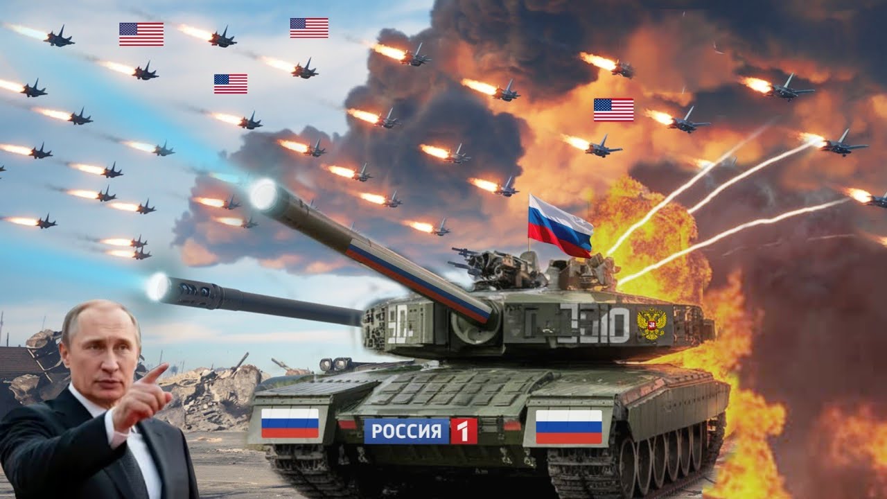 Неудержимые! 63 американских истребителя атакованы российскими лазерными танками на Украине – ARMA 3