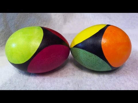 DIY Tutorial Egg Art - How to Create Evenly Spaced Circles on Eggs - Sub Division