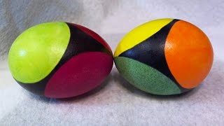DIY Tutorial Egg Art - How to Create Evenly Spaced Circles on Eggs - Sub Division