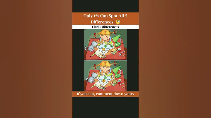 🔥 Only 1% Can Spot All 5 Differences! | Find the Mistakes Challenge 🔍 #shorts