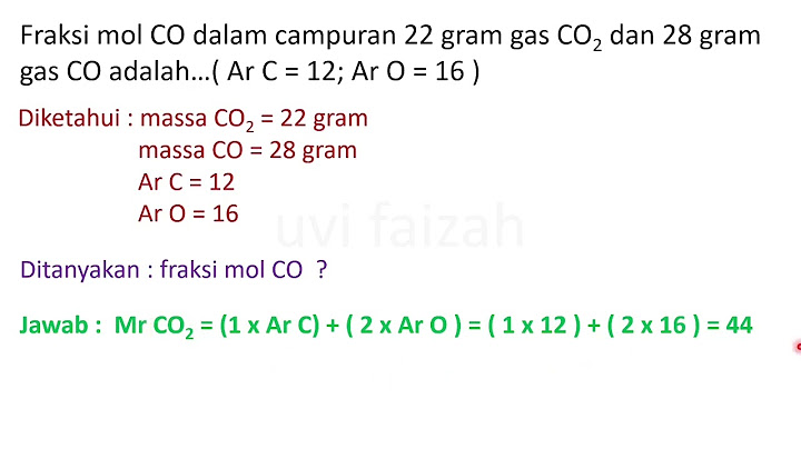 Berapa jumlah mol dari 400g batu kapur (CaCO3 jika diketahui Ar Ca = 40 C = 12 dan O = 16)